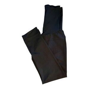 Vintage Violet Stretch Black Maternity Pants – Size XL